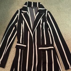 Black and White Blazer